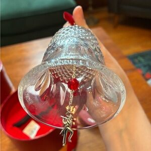Waterford 12 Days of Christmas crystal bell ornament - 11 Pipers Piping